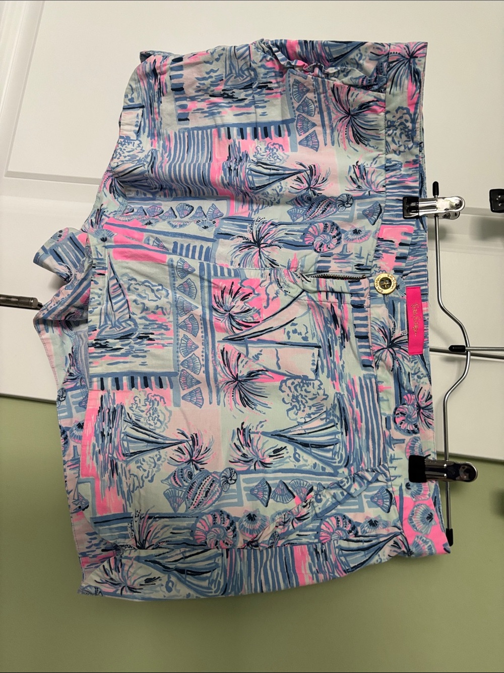 Lilly Pulitzer Adie Ruffle pocket stretch Shorts